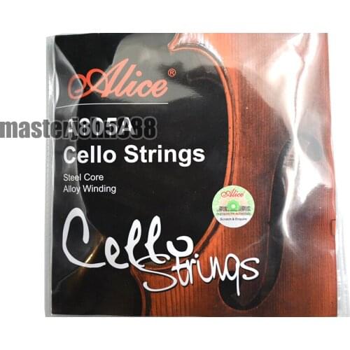 Alice A805A Cello Strings Steel Core&Alloy Winding 1st-4th Strings Free Shippng