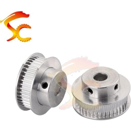 Free shipping 10PCS/lot 40 teeth GT2 Pulley 8mm Bore for belt Width 6mm GT2 Belt Aluminum 2GT 40 tooth pulley 3D Printer