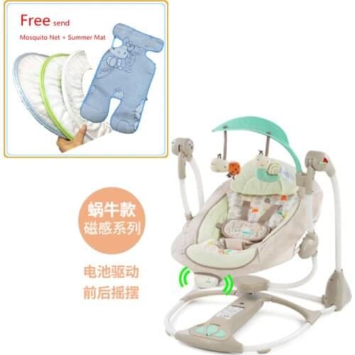 Free Mosquito Net and Summer Net Sent Moonlight Baby Sleeper Baby Swing Electric Cradle Rocking Chair Vibration with Music