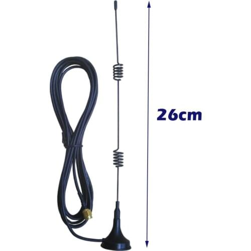 CERXUS 2.4GHz wifi Antenna 7dbi Removable Magnetic Base 3 meter RG174 Cable with SMA Connector for hotspot router modem repeater