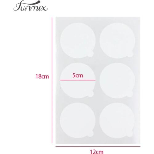 Individual Natural Mink False Eyelash Glue Holder Pallet Eye Lash Extension Pads Stand On Eyelash Jade Stone
