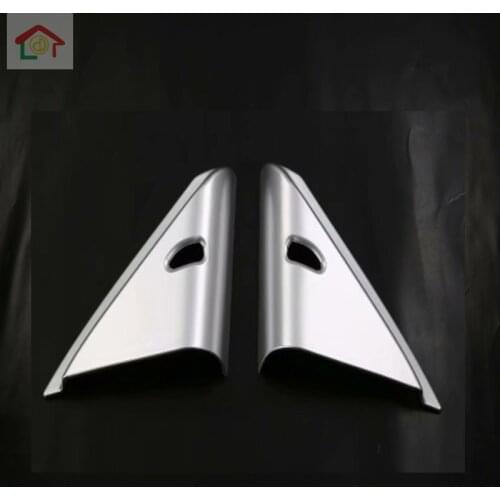 For Nissan Altima 2019 2020 Silver Front A Pillar Speaker Triangle Stickers Cover Trim Car Styling