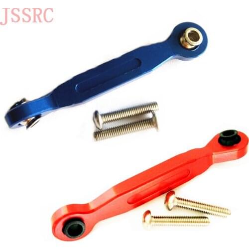 For Traxxas 1/5 X-MAXX #7747 1/10 New MAXX #8947 Aluminum 46MM Servo Steering Linkage Tie Rod #7747 Anti Dropping