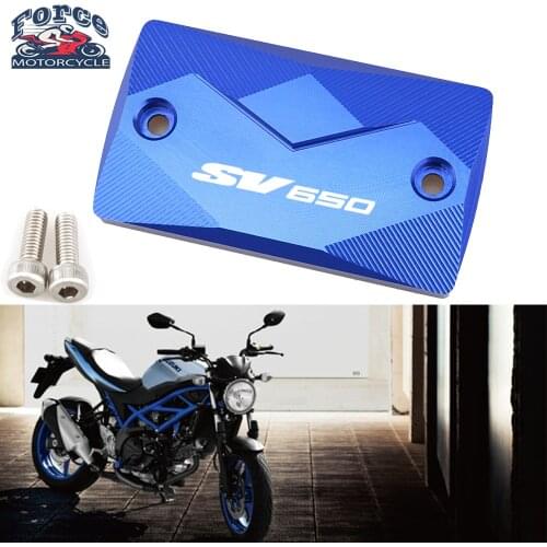 Motorcycle CNC Front brake Fluid Reservoir Cap Cover For SUZUKI SV650 SV650S SV650X 1999-2020 2019 2018 2017 2016 2015 2014