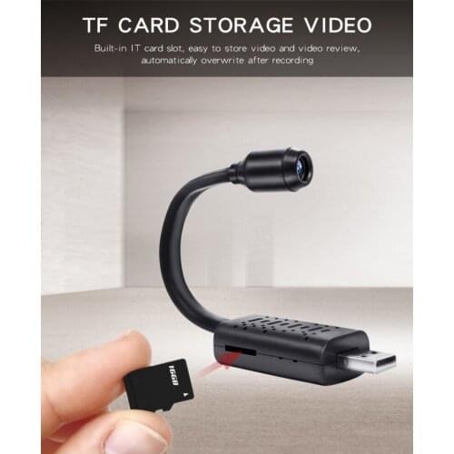 USB Wifi Mini IP Camera Full HD 720P P2P Mini Camera V380 Pro App Video Vamera Smart AI Human Detection Surveillance Cameras