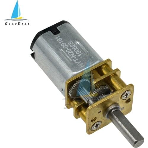 GA12-N20 DC 12V 6V 3V Multiple Types Micro DC Gear Reduction Motor Low Speed Motor N20 Deceleration Motor 15 30 60 100 2000RPM