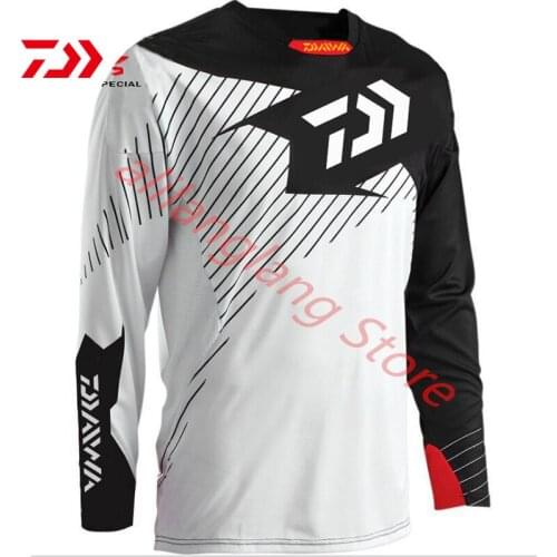 2021 New Daiwa Professional Hiking Climbing Clothes Fishing Anti UV Anti Mosquito Breathable Quick-drying Fishing Shirt AK082
