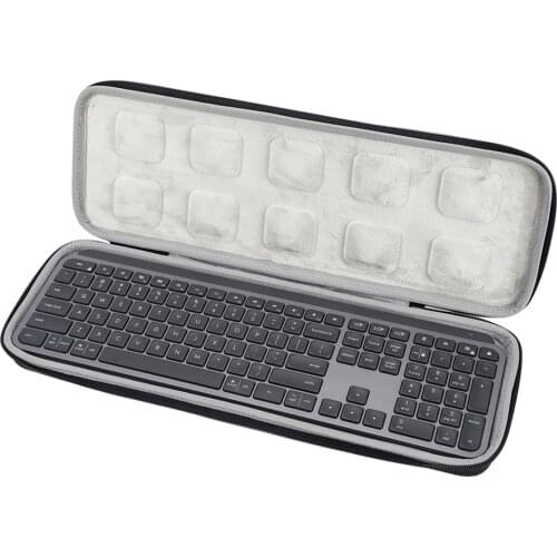New Hard Keyboard Storage Case Waterproof EVA Protective Bag For Logitech MX Keys Advanced Wireless Illuminated Keyboard