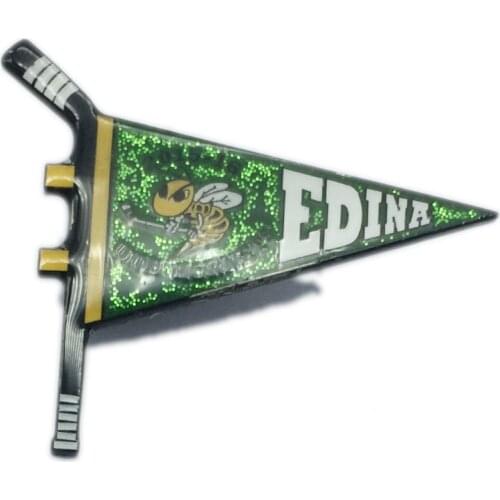 New Style Custom Metal Indian Flag Shape Lapel Pin for Wholesale