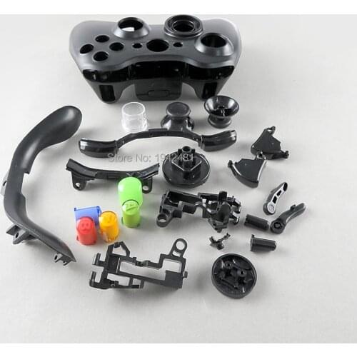 OCGAME 10set/lot for Xbox360 wireless controller housing shell including cross button whole housing cover case for Xbox 360