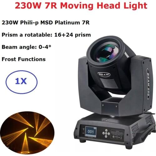 Sharpy Lyre Beam 230W 7R Moving Head Light Touch Screen Beam 230 Beam 7R Stage Disco Lights For Outdoor Projector Dj Stage Light