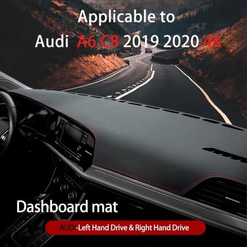 For Audi A6 C8 2019 2020 4K Anti-Slip Mat Dashboard Cover Pad Sunshade Dashmat Protect Carpet Car Accessories