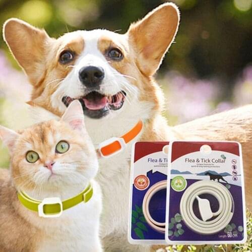 Adjustable Pet Flea & Tick Prevention Collar For Cats Dog Mosquitoes Repellent Collar Insect Control Pet Cat Dog Accessories
