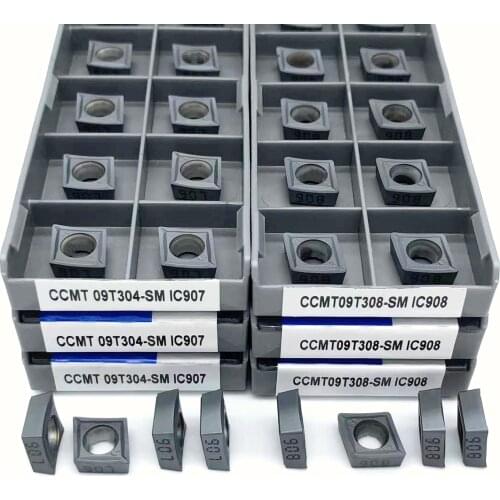 Carbide turning insert CCMT09T304 CCMT09T308 Milling tool IC907 IC908 Internal turning tool CNC lathe parts tool CCMT