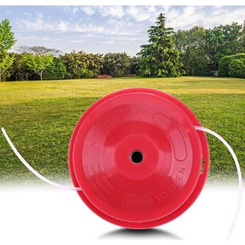 Universal Mower Bump Spool Nylon Brush Grass Trimmer 2 Lines Brush Cutter Head Thread Line String Sawgrass Brush Mower