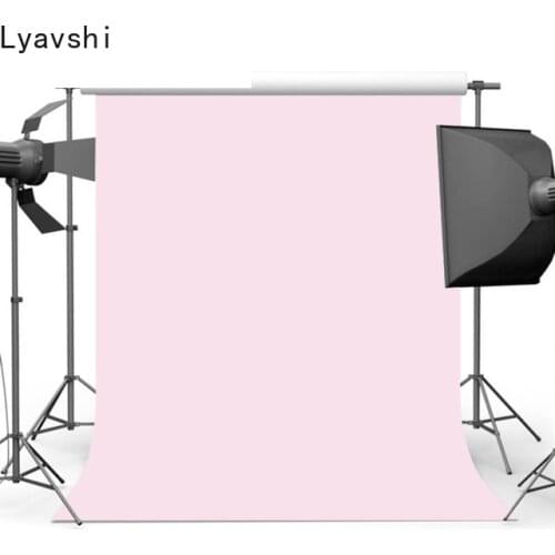 Lyavshi Backdrop Vinyl Solid Color Pink Background for Photography Portrait Photo Backdrop Booth Studio Props Photo Background