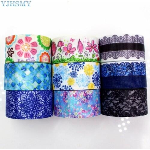 YJHSMY H-17516-517 25mm 10 yards Pose Geometric Pattern Ribbon Thermal Transfer DIY Manual Material