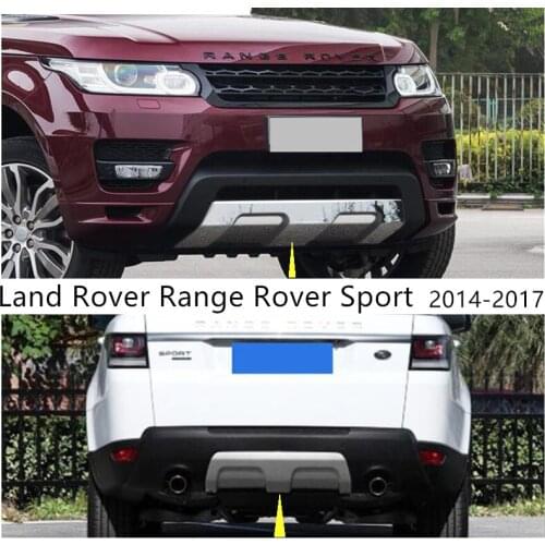 Front & Rear Bumper Guard Plate For Land Rover Range Rover Sport 2014-2017 Protector Anti-impact Stainless Steel Accessories