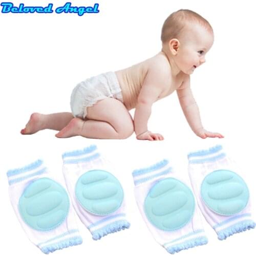 1 Pair Cartoon Baby Knee Pad Kids Safety Crawling Elbow Cushion Infant Toddlers Harnesses Leashes Knee Support Protector Kneecap