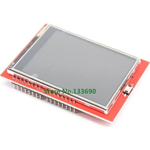 1PCS 2.4" 2.4 Inch TFT LCD Shield Touch Panel Display Parallel Port With TF Reader 320*240 Resolution For UNO R3 Board