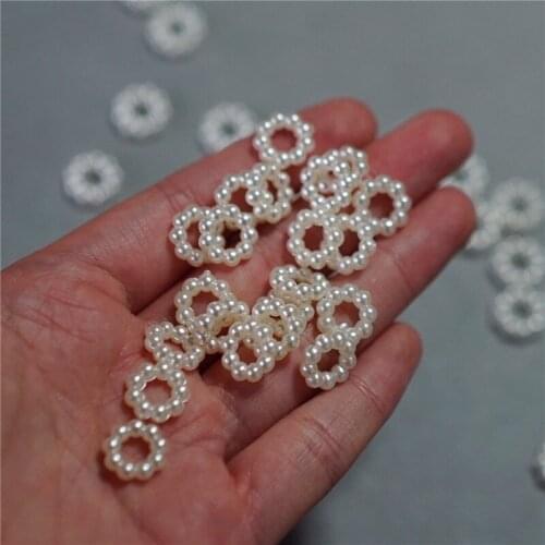 10pcs 11.5mm Imitation Pearls Bracelet Bead Earring Charms Jewelry Findings Make Round Beaded Necklace Ring Diy Accessory C179