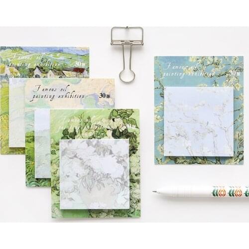 30 Sheets/set Decoration Colorful Sticky Notes 5 Sets Memo Pad N Times Notepad Notice Stickers School Stationery Office Supplies