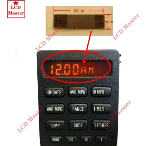 Car 13 Button OBC computer BC1 OBC2 screen LCD Display for BMW E28 E30 325i 325e 325is 325ic 528e 535i