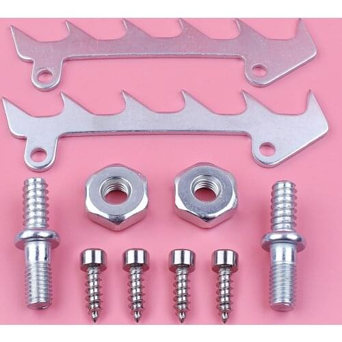 Bumper Spike Screw Bar Nut Stud Kit For Stihl 017 018 019 MS170 MS171 MS180 MS181 Chainsaw Spare Parts