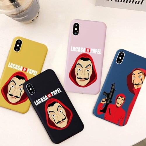 Spain TV Money Heist House Paper La Casa De Papel Phone Case For iPhone 11 Pro XS MAX SE 2020 X XR 7 6s 8 Plus Soft Cover Fundas