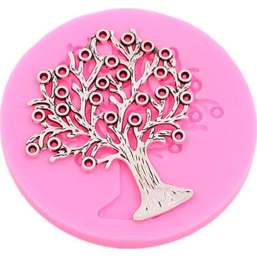 Trees Frozen Cakes Silicone Molds Handmade Chocolate Crafts Molds Cakes Desserts Decorative Molds DIY Bakery Baking Tools new