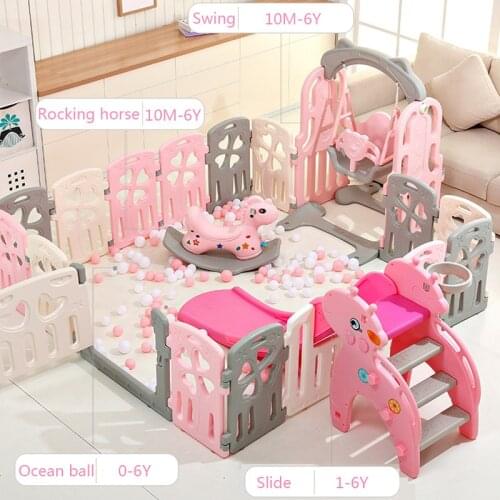 Baby Playpens Indoor Family Amusement Park Baby Toddler Fence Safety Play Fence for Baby Crawling Safety Guardrail Riding Hall