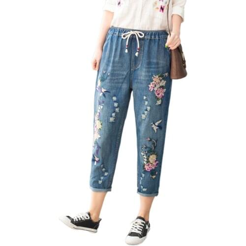 Джинсы МОМ Fairynatural China At AliExpress