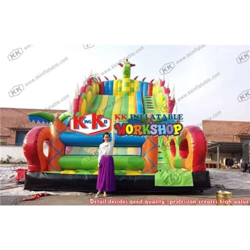 Giant slide Park Childrens amusement park slide trampoline combination Various kinds of customized slide