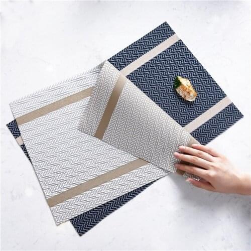Table Mat Table Coaster Placemat pvc Placemats Wood Coaster Tablecloth trivet Kitchen Tool Home Table Accessories 2020 New