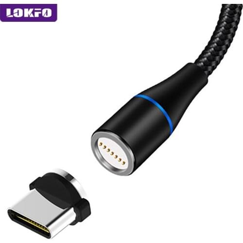 LokFo C04 3A Fast Charge 1M Magnetic Cable Data Transfer Micro USB Type C Lightning