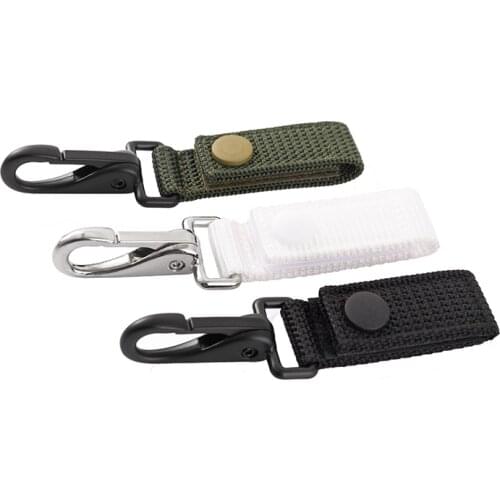 Multifunctional webbing hanging buckle tactical belt hook Velcro snap buckle molle auxiliary pendant police outfit