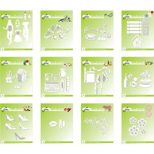 MT Ladys Clothing Flower Metal Cutting Dies Cut Die Scrapbook Photo Album Decorative Embossing Stencils Paper Card Making Craft