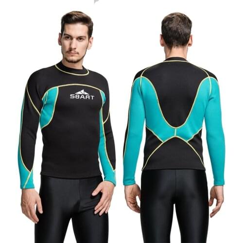 SBART mens 2mm neoprene wetsuit, neoprene wetsuit, boys wet jersey , wetsuit youth swimming bodyboarding snorkeling diving TOP