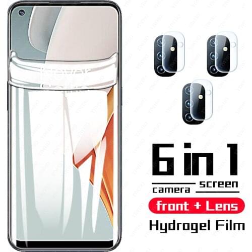 Soft Full Cover for Oneplus Nord N10 N100 8 8T Plus 9 Pro 9r Clover Hydrogel Film Phone Screen Protector Camera Lens Glass
