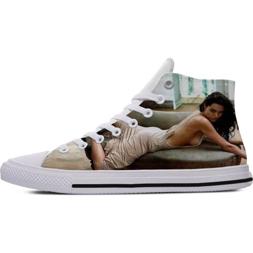 2019 Hot Cool Fashion Funny New Summer High Quality Sneakers Handiness Casual Shoes 3D Printed For Men Women Angelina Jolie