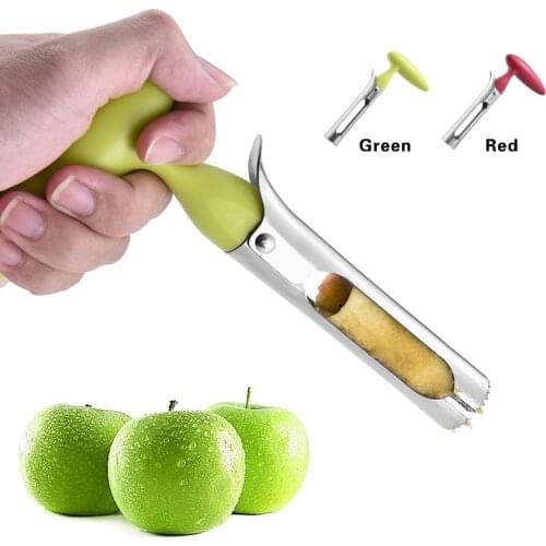 Open close stainless steel apple corer multi-purpose fruit core extractor kitchen accessories pear core extractor