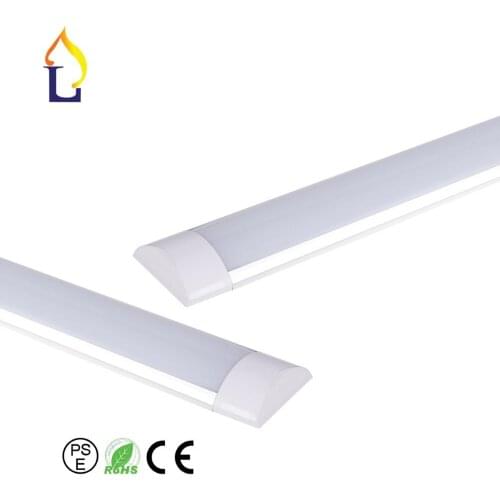 Led clean purification tube light 2FT 20W 3FT 30W 4FT 40W 5FT 48W led flat batten light AC85-265V PF:0.9 wall lamp
