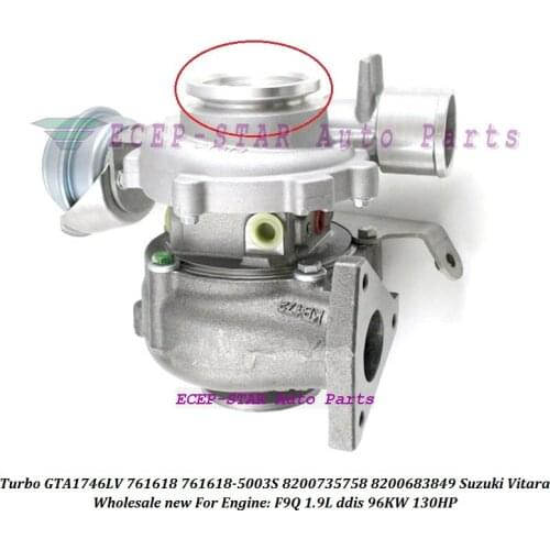 Turbo GTA1746LV 761618 761618-0001 761618-5003S 8200735758 8200683849 For Suzuki Vitara F9Q 1.9L ddis 130HP 760680 760680-5005S