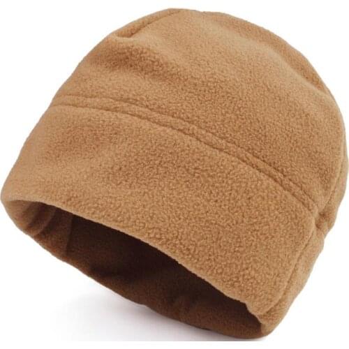 Outdoor Warm Ski Hat Men Embroidery Black Army green Winter Thicked Hats Fleeces Caps Thick fleece cap -Can Customize LOGO