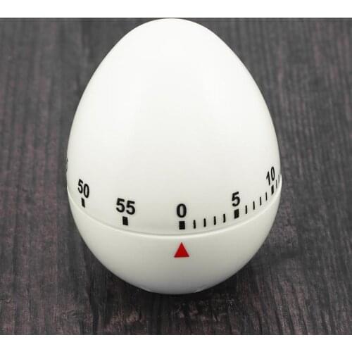1Pc Egg Shape Mechanical Rotate Timer Manager Household Countdown Timer Manual Cooking Timekeeper Kitchen Reminder Cooking Tool
