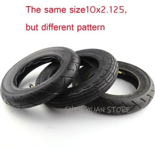 10x2 10x2.0 10x2.125 rubber tires with different patterns for motorcycle parts modified for electric scooters