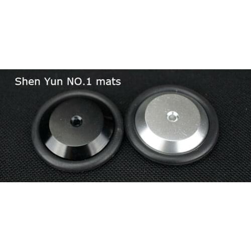4pcs Shen Yun NO.1 D42mm*8.2mm amplifier spikes Shockproof pad speaker amplifier aluminum pads nail mat DIY amp chassis feet