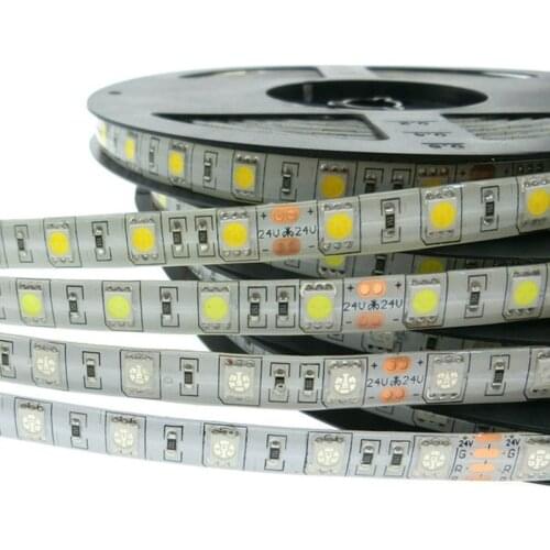 Free Shipping IP20 non-waterproof warm white flexible led strips decoration lighting smd5050 5m/roll 300leds