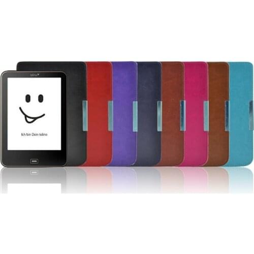 E-book Reader Cover For Tolino vision 1/2/3/4 e book reader 6 inch PU Leather case