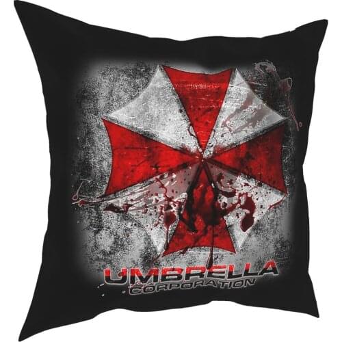 Umbrella Corporation Pillowcase Soft Polyester Cushion Cover Decorative Pillow Case Cover Chair Drop Shipping 40X40cm